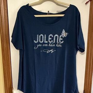 Delta Women's Navy Graphic Short Sleeve Tee